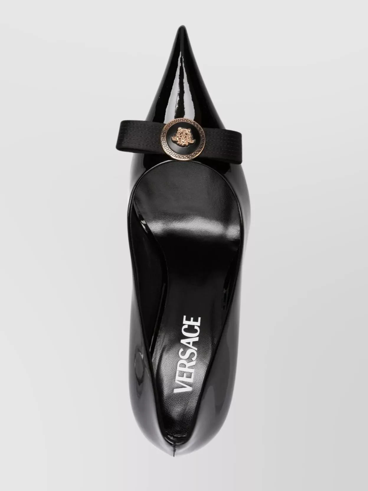 Versace Leather High Heel Pump