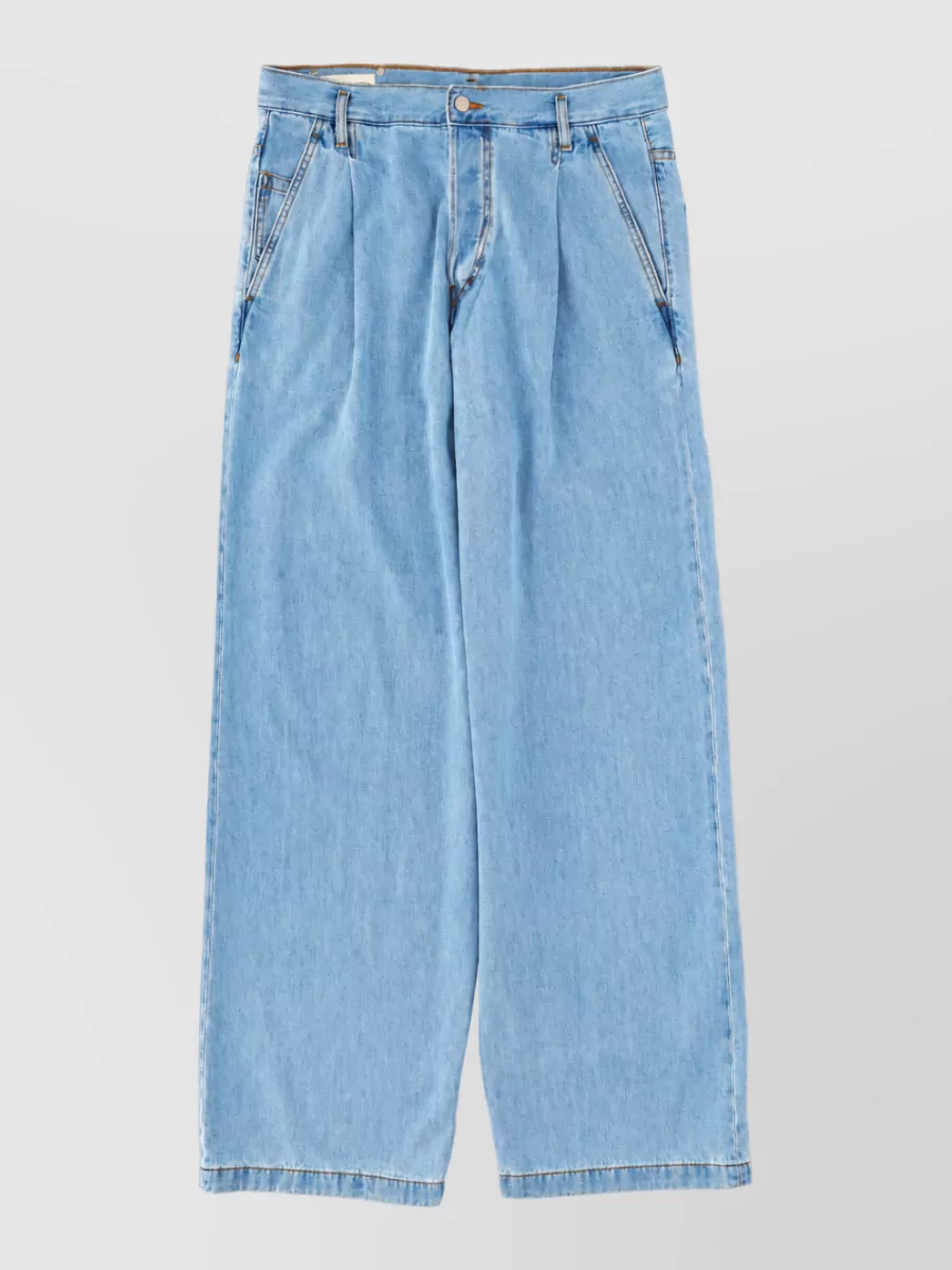 Dries Van Noten Denim Straight-Leg Jeans