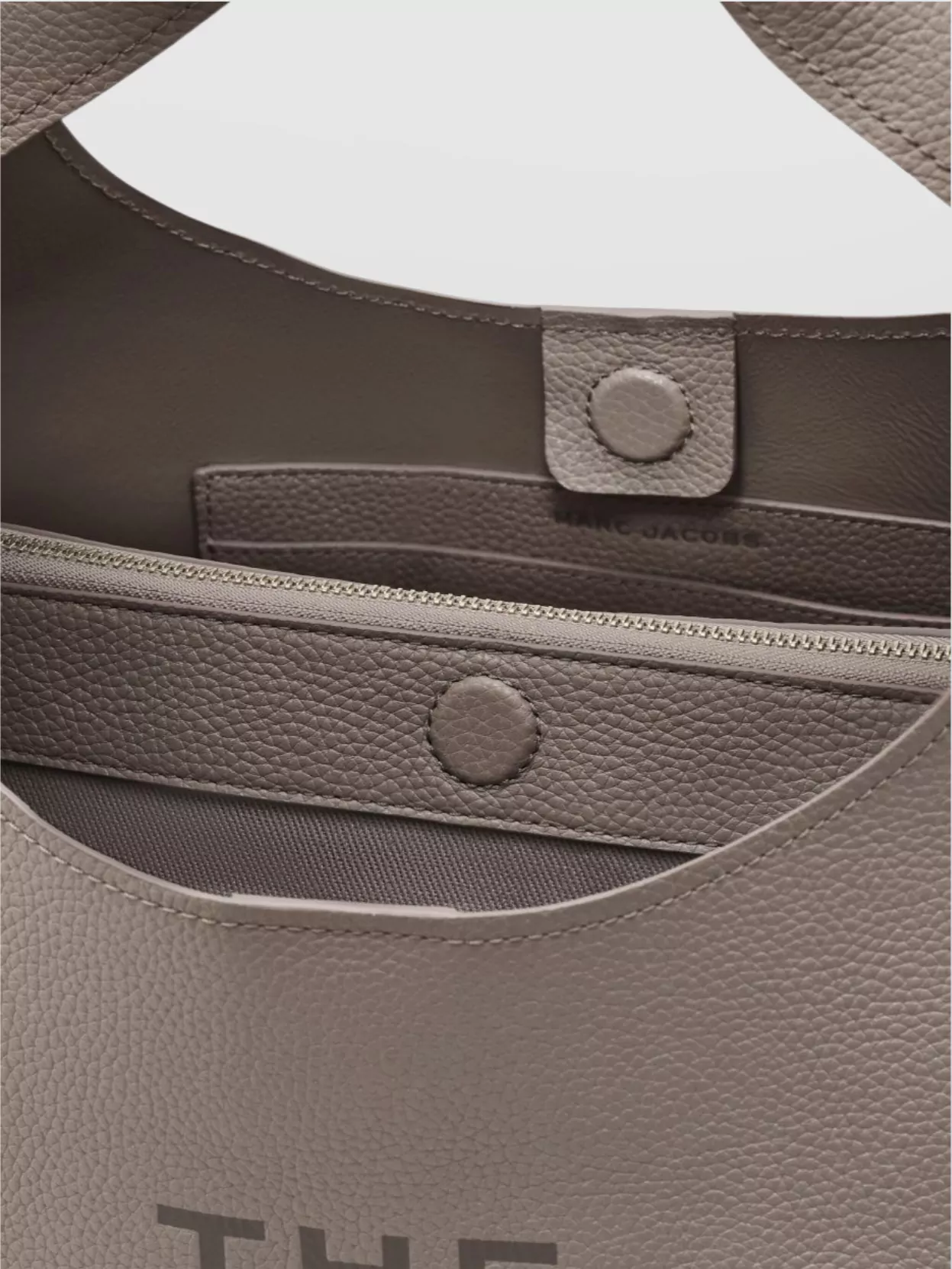 Marc Jacobs Slouch Body Structured Shape Leather Sack Bag