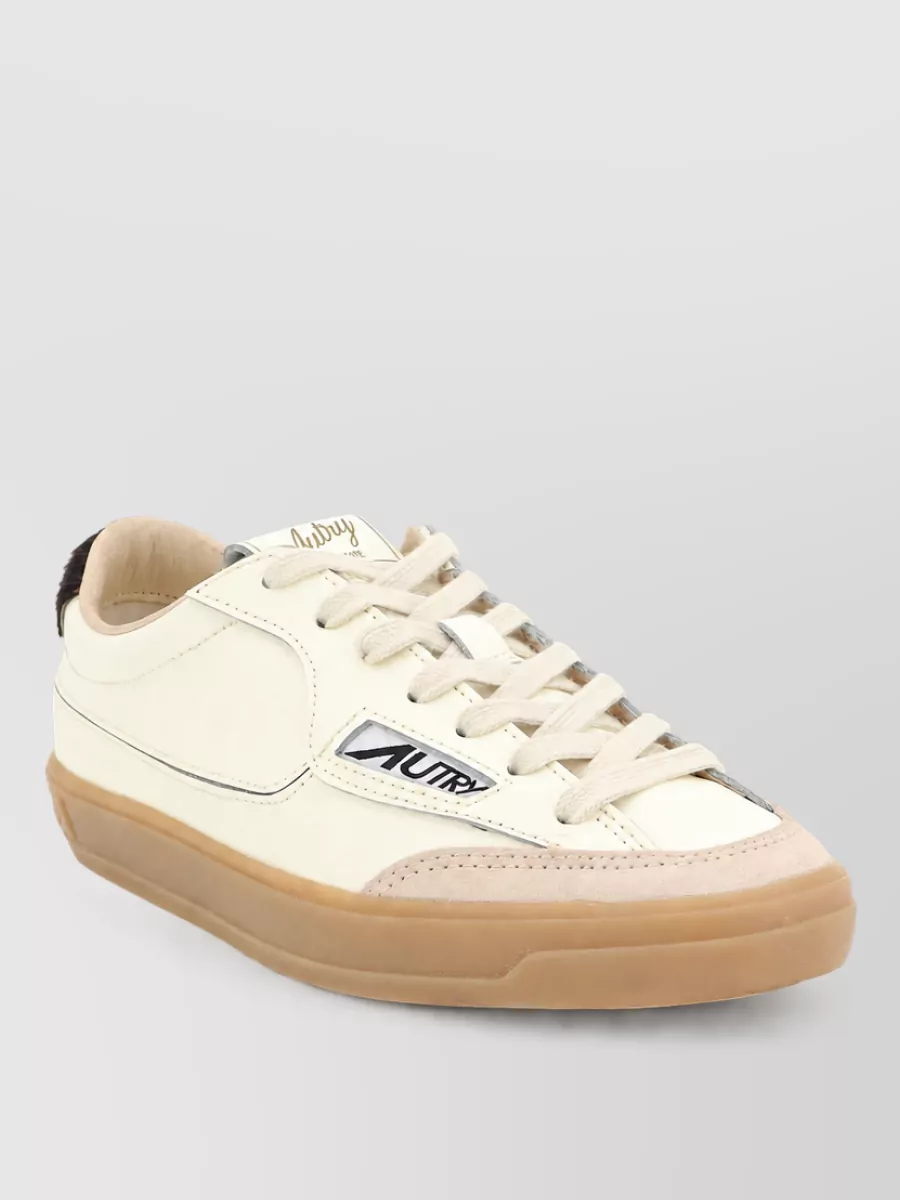 Autry Leather Lace-Up Sneakers