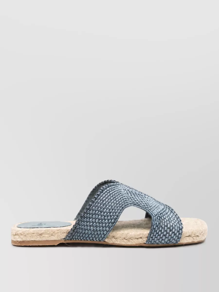 Castaner Woven Flat Slides
