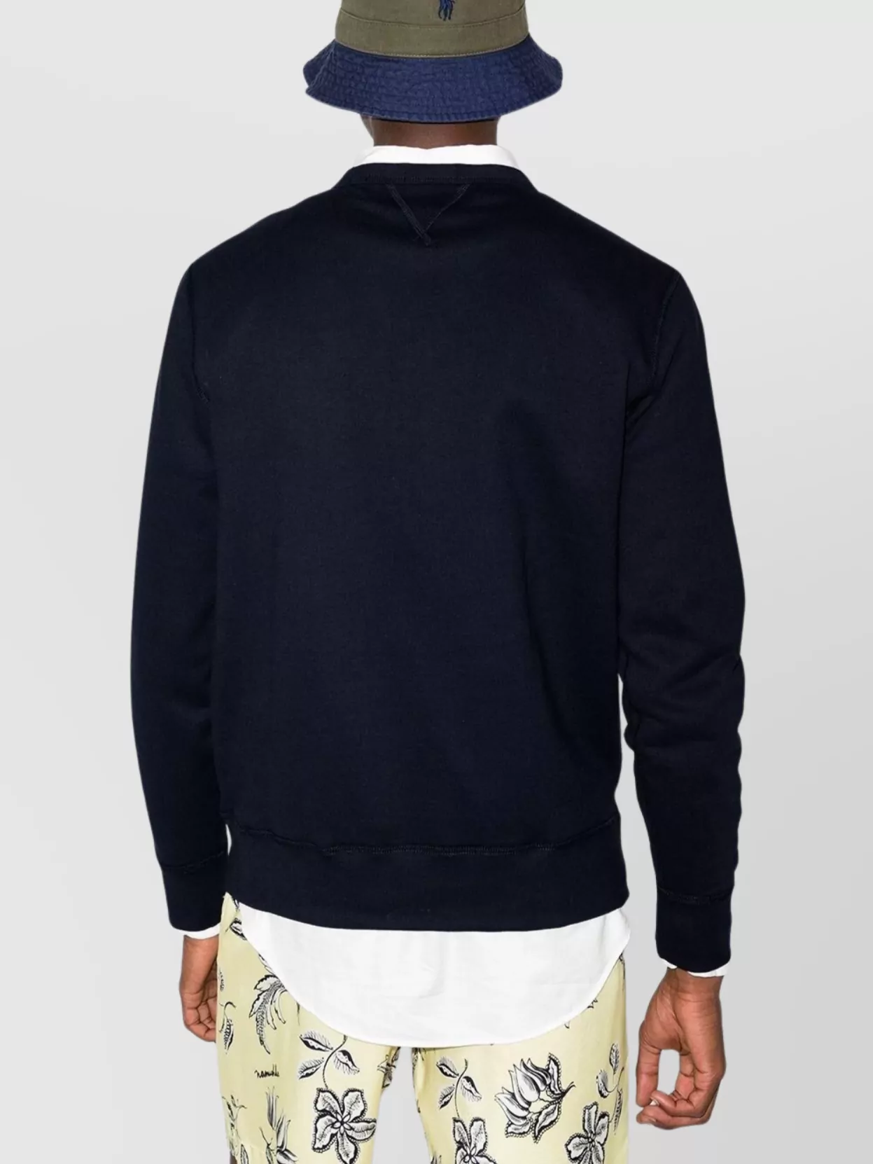 Ralph Lauren Logo Embroidered Crew Neck Cotton Sweatshirt
