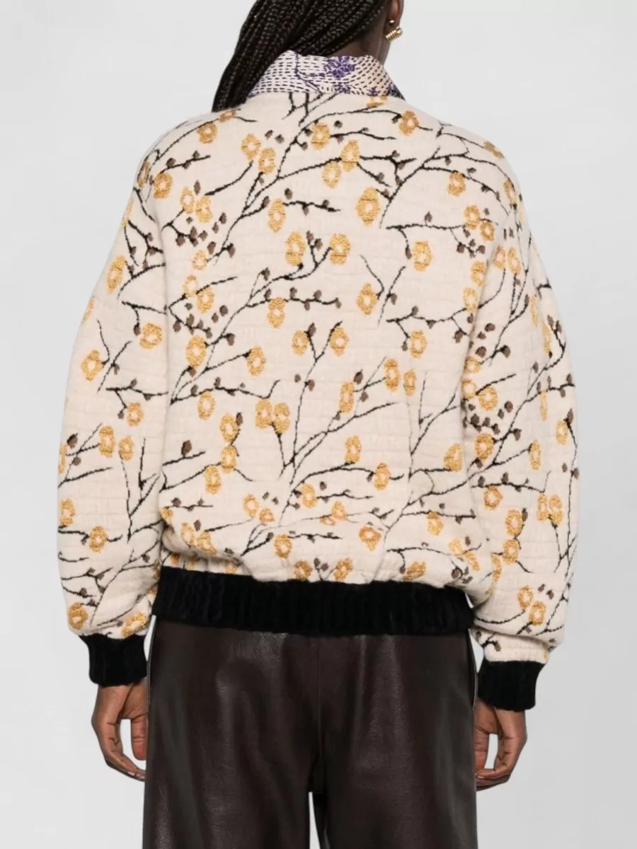Forte Forte Floral Jacquard Bomber Jacket