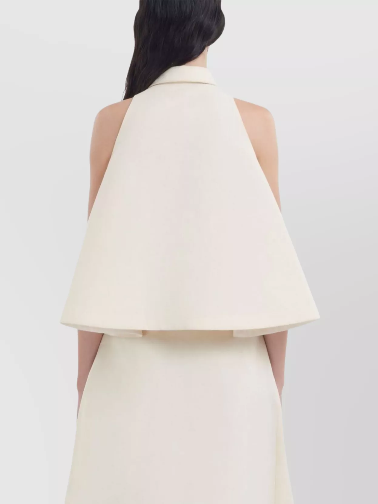 Marni Sleeveless A-Line Collared Embroidered Top