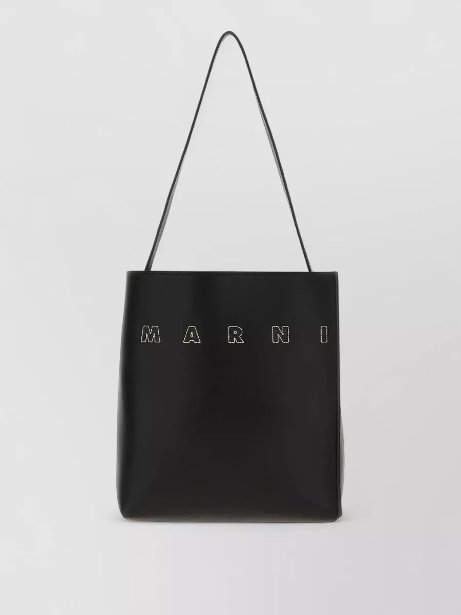 Marni museo leather tote bag