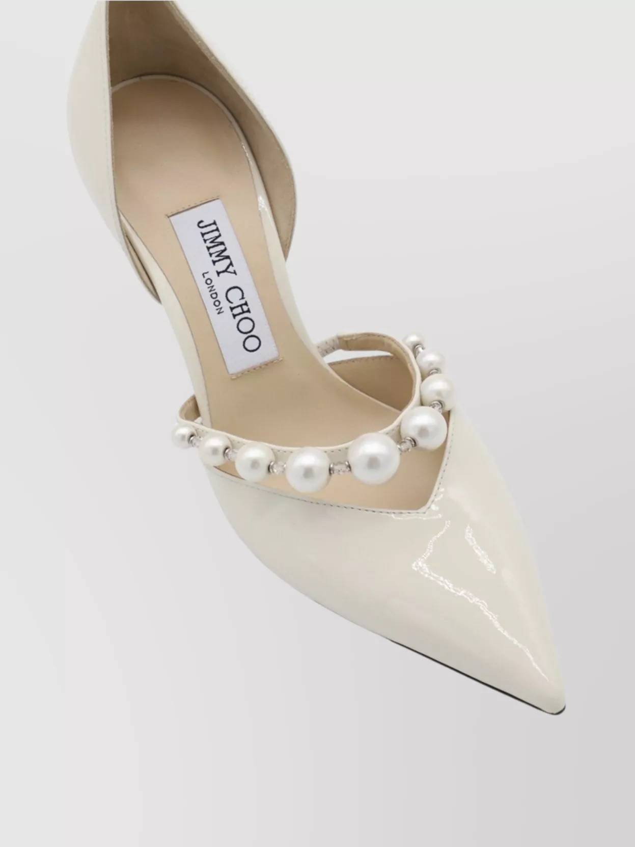 Jimmy Choo Pearl Embellished Pointed Toe Stiletto Pumps