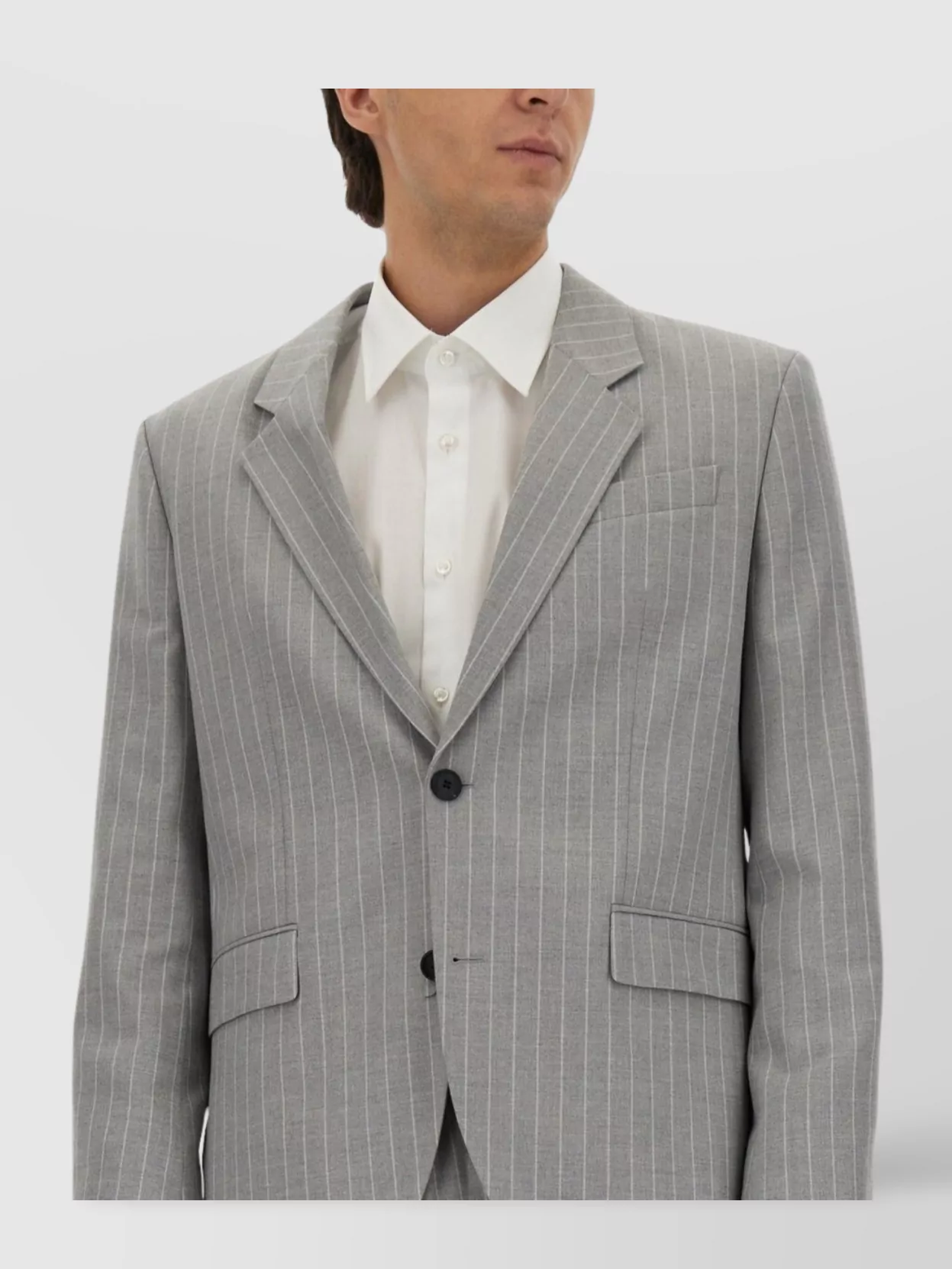 Hugo Tailored Suit With Buttoned Cuffs And Pockets