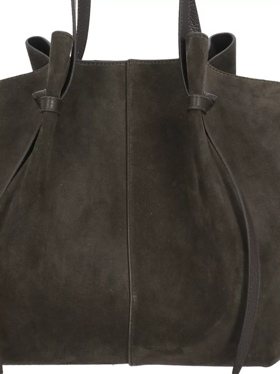 Yuzefi Mochi Suede Shoulder Bag