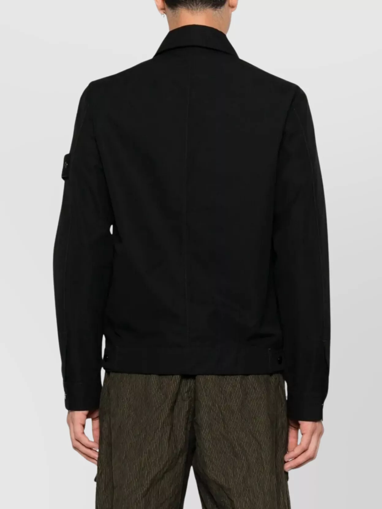 Stone Island Zipper Jacket With Chest Pocket