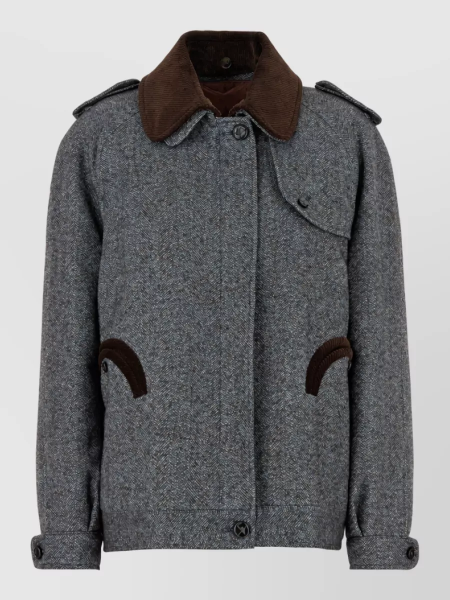 Blazé Milano wool blend single breasted coat