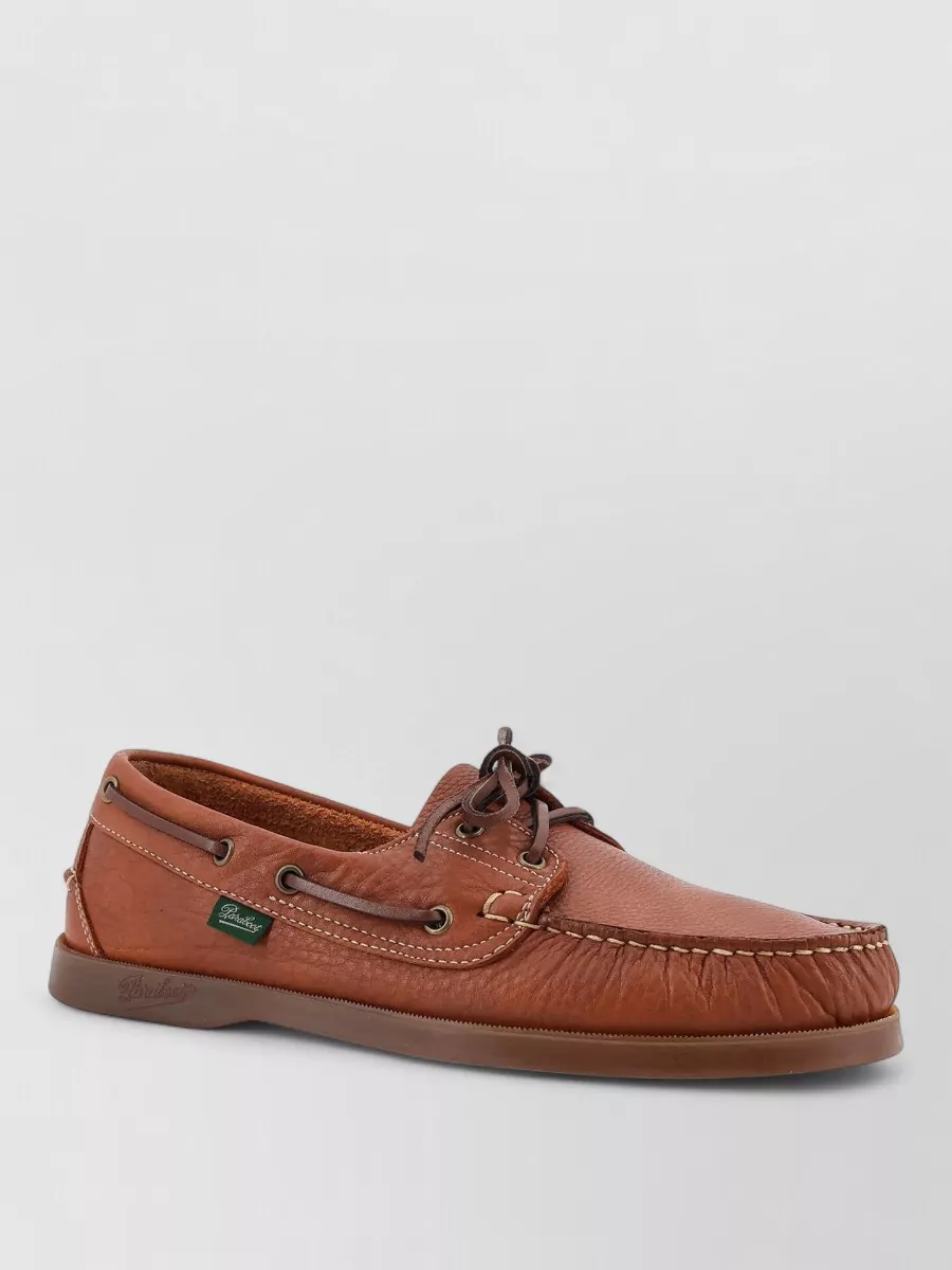 Paraboot Leather Boat Shoes