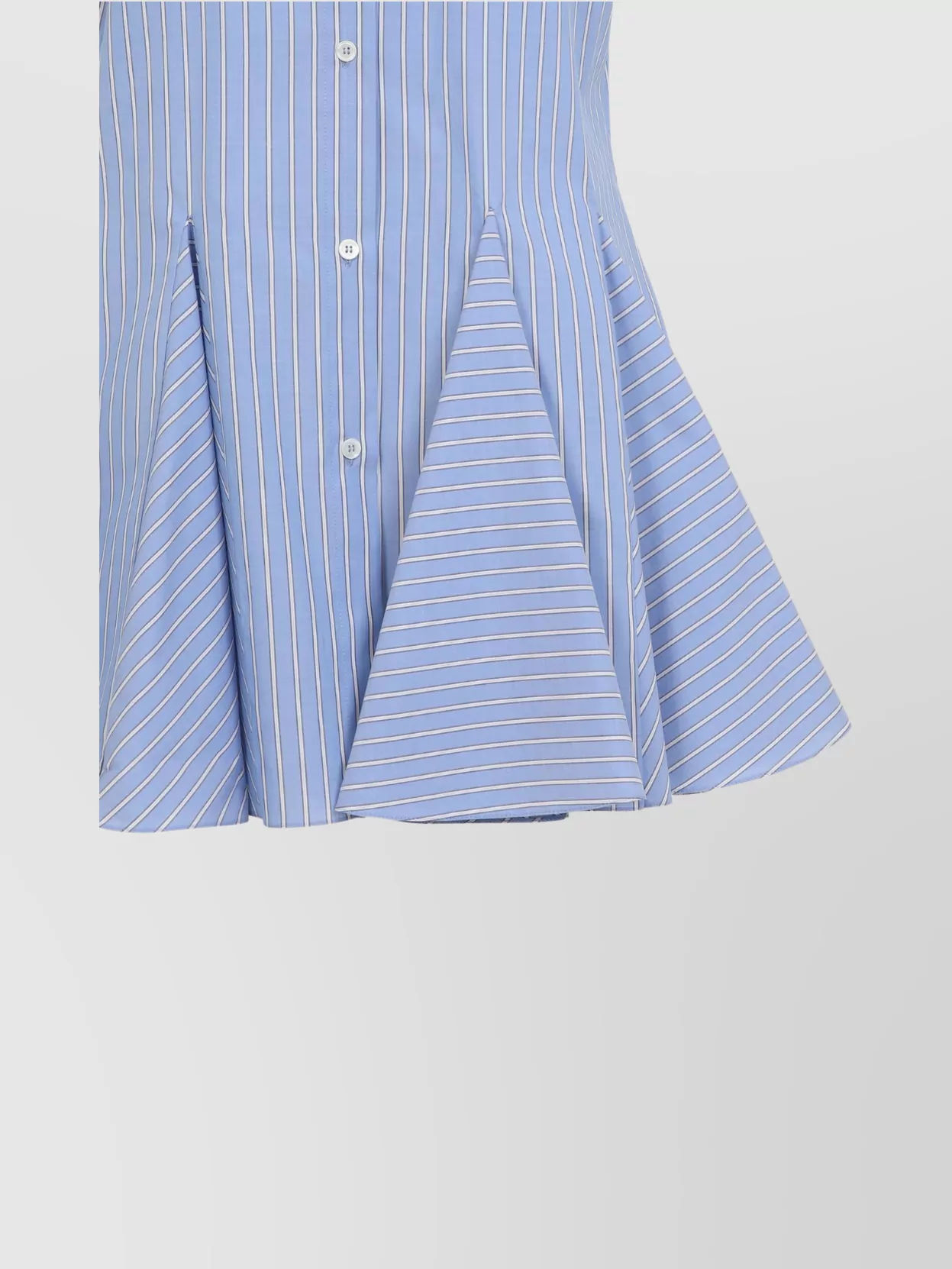 Marni Classic Button-down Shirt Dress In Striped Cotton