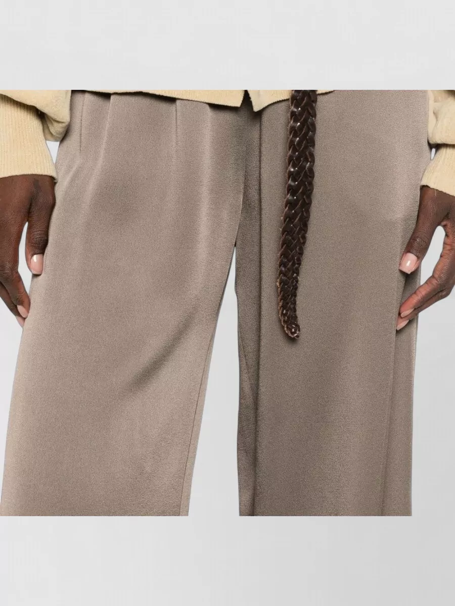 Fabiana Filippi High-Rise Wide-Leg Palazzo Trousers