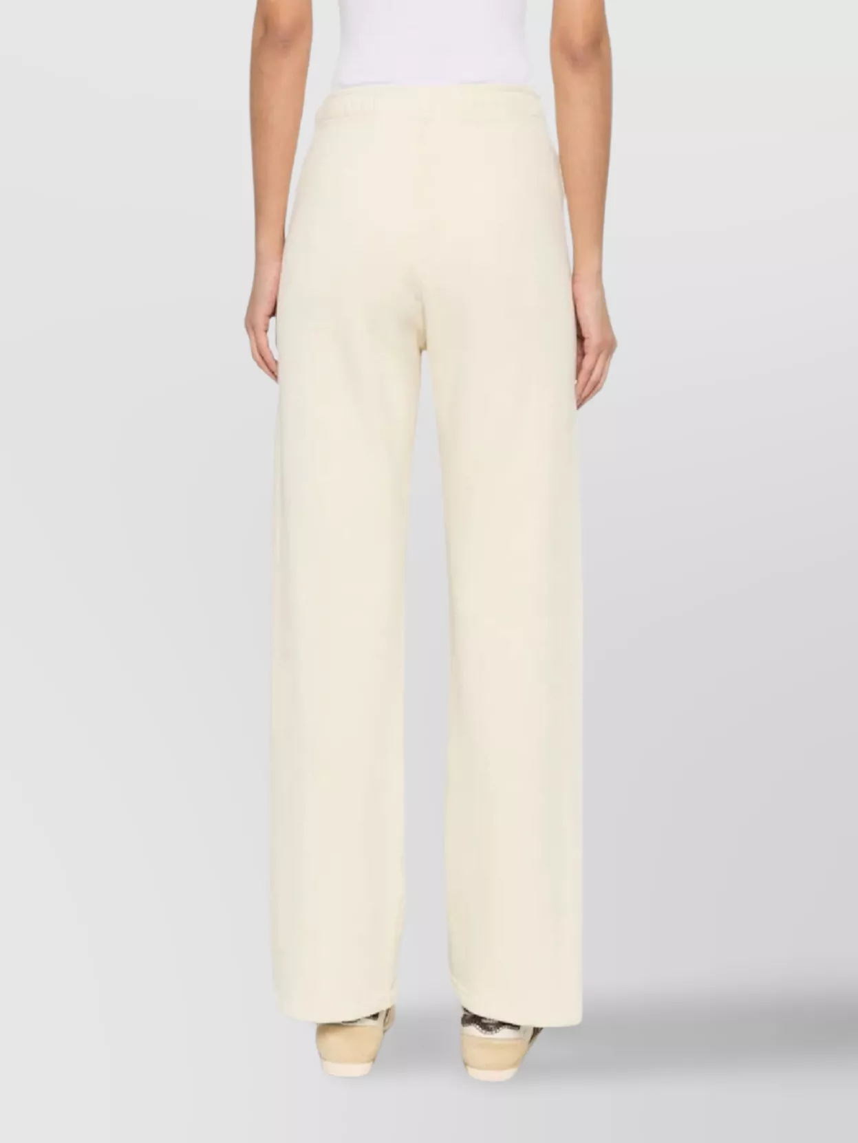 Autry Elastic Waistband Side Pockets Trousers