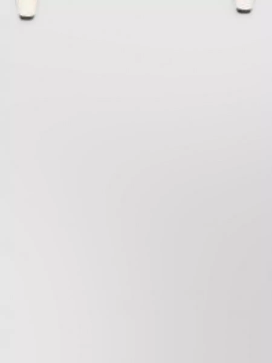 Fabiana Filippi High Waist Pleated Midi Skirt Button Detail