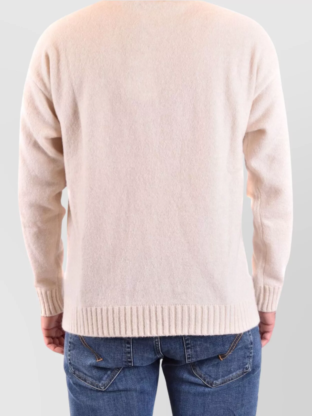 Laneus Knitwear With Long Sleeves And Ribbed Finish