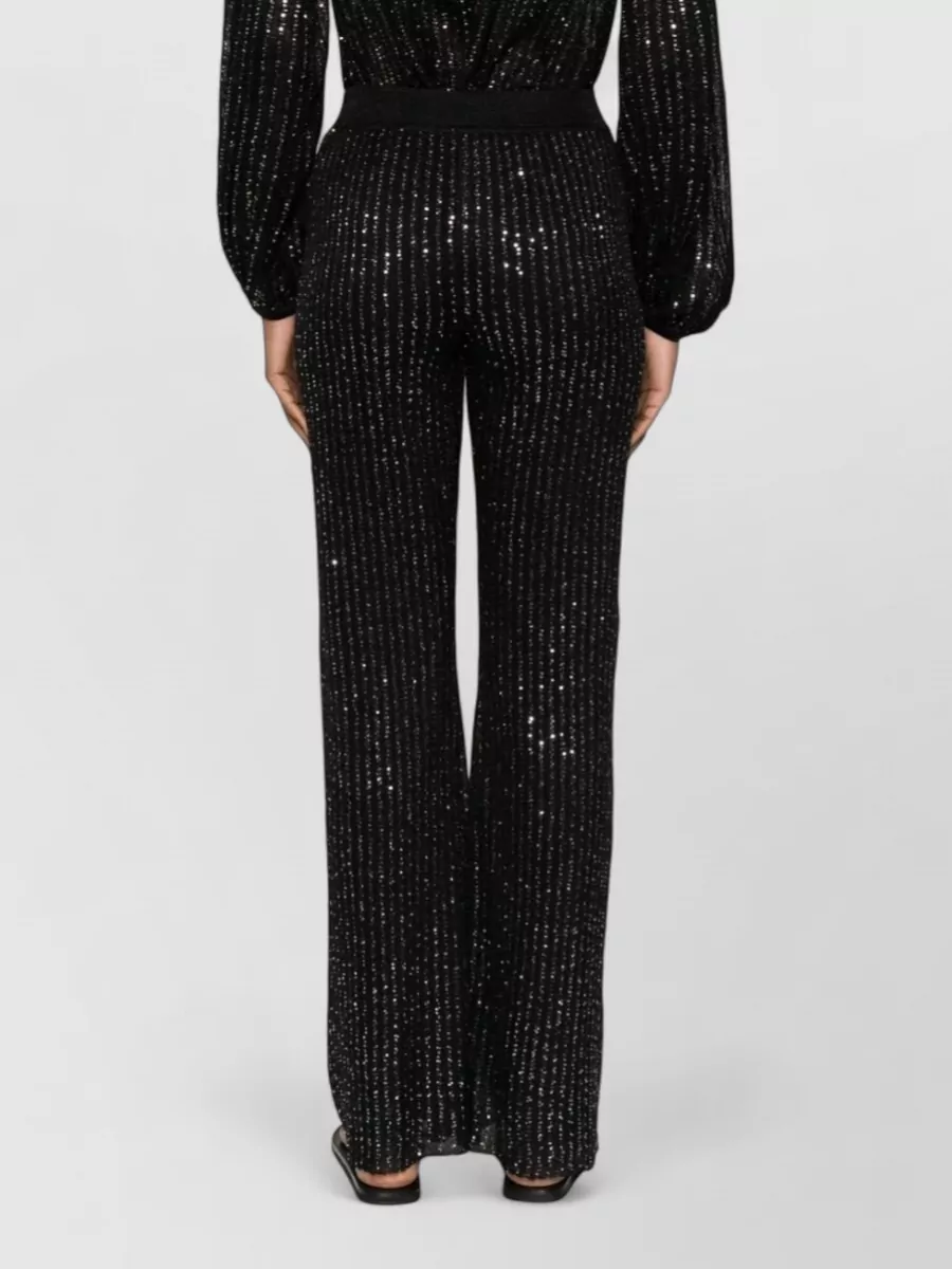 Missoni High Waist Sequin Wide Leg Trousers