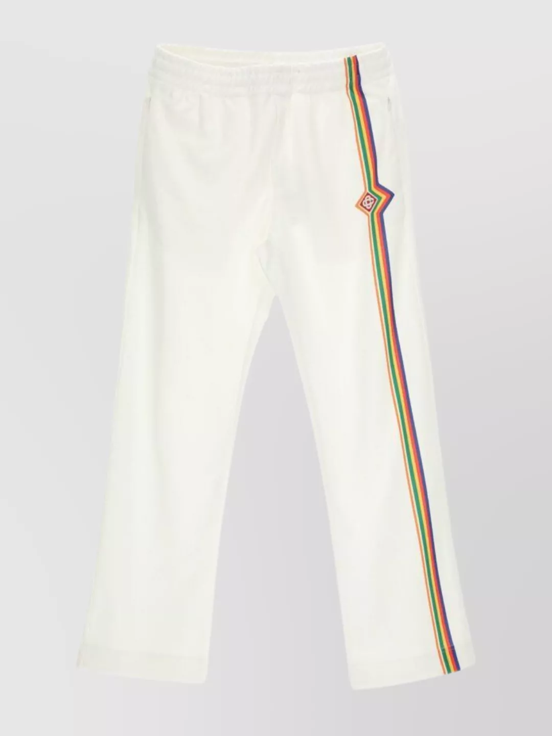Casablanca Cropped Tricot Track Pant In Multi