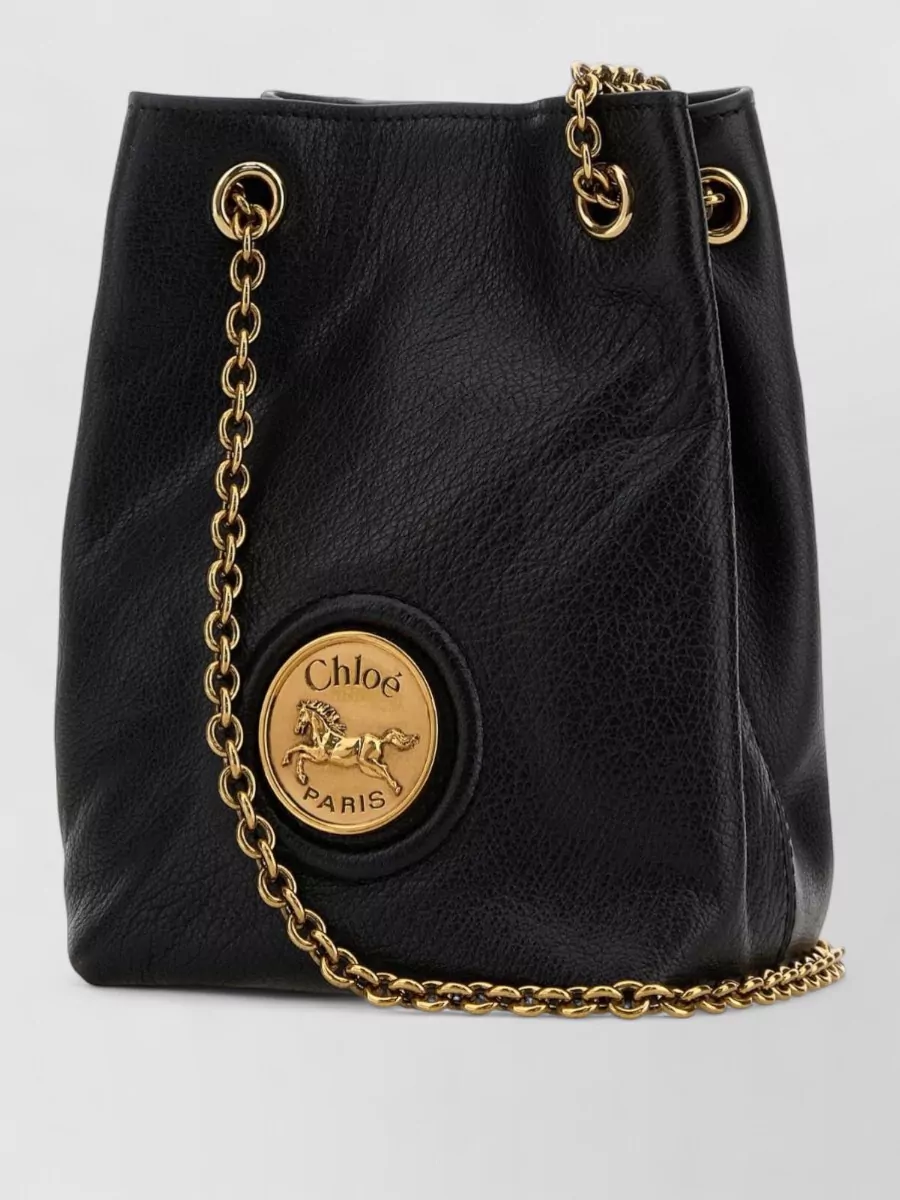 Chloé Chain Horse Leather Shoulder Bag