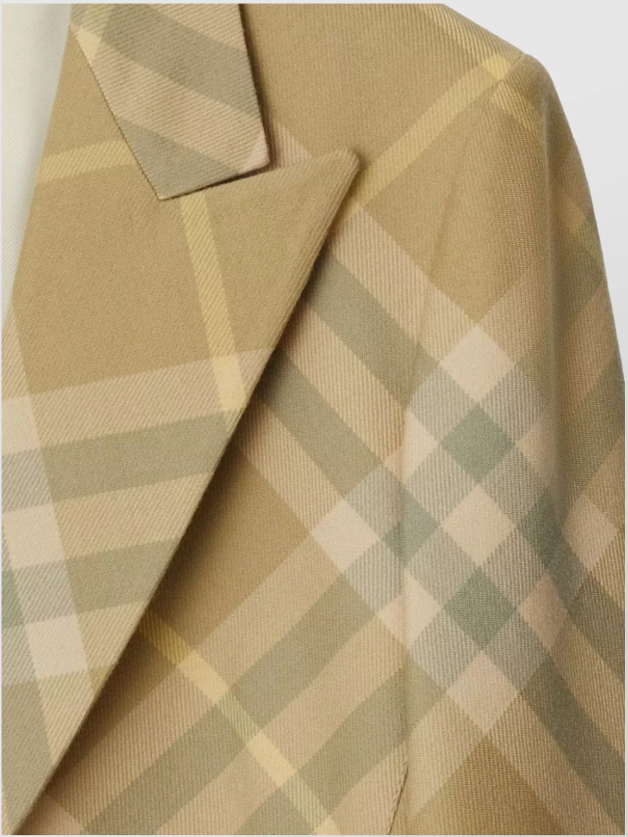 Burberry Wool Single-Breasted Blazer Jacket