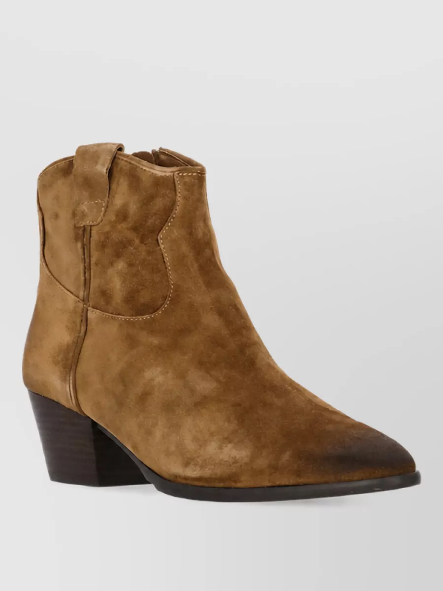 Ash leather ankle boots