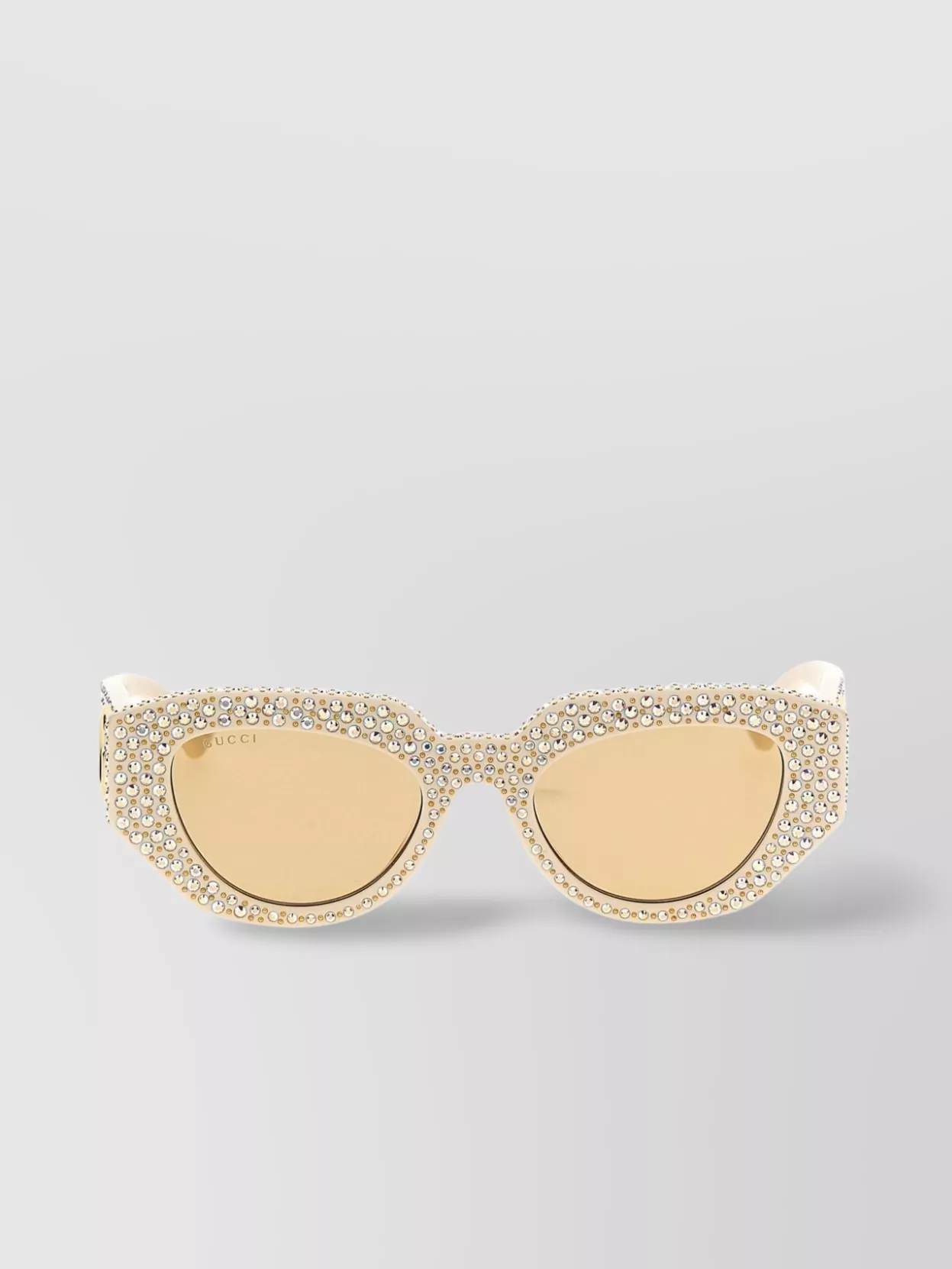 Gucci Crystal Embellished Cat Eye Sunglasses In Pattern