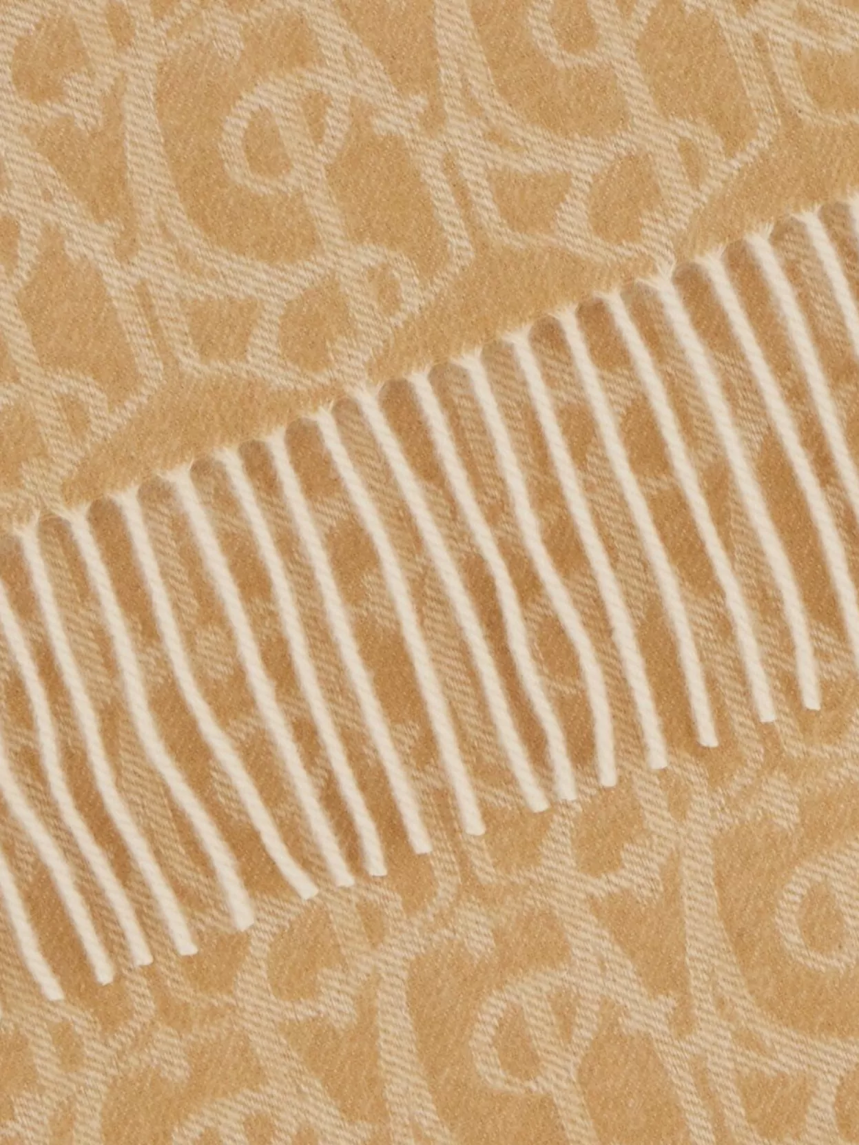 Burberry Cashmere Scarf With Soft Texture And Fringe Detail