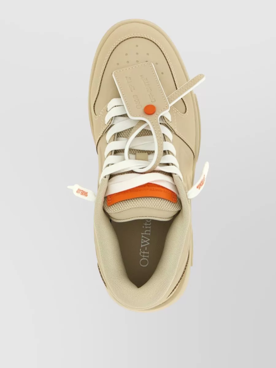 Off-White Thermoplastic Polyurethane Lace-Up Sneakers