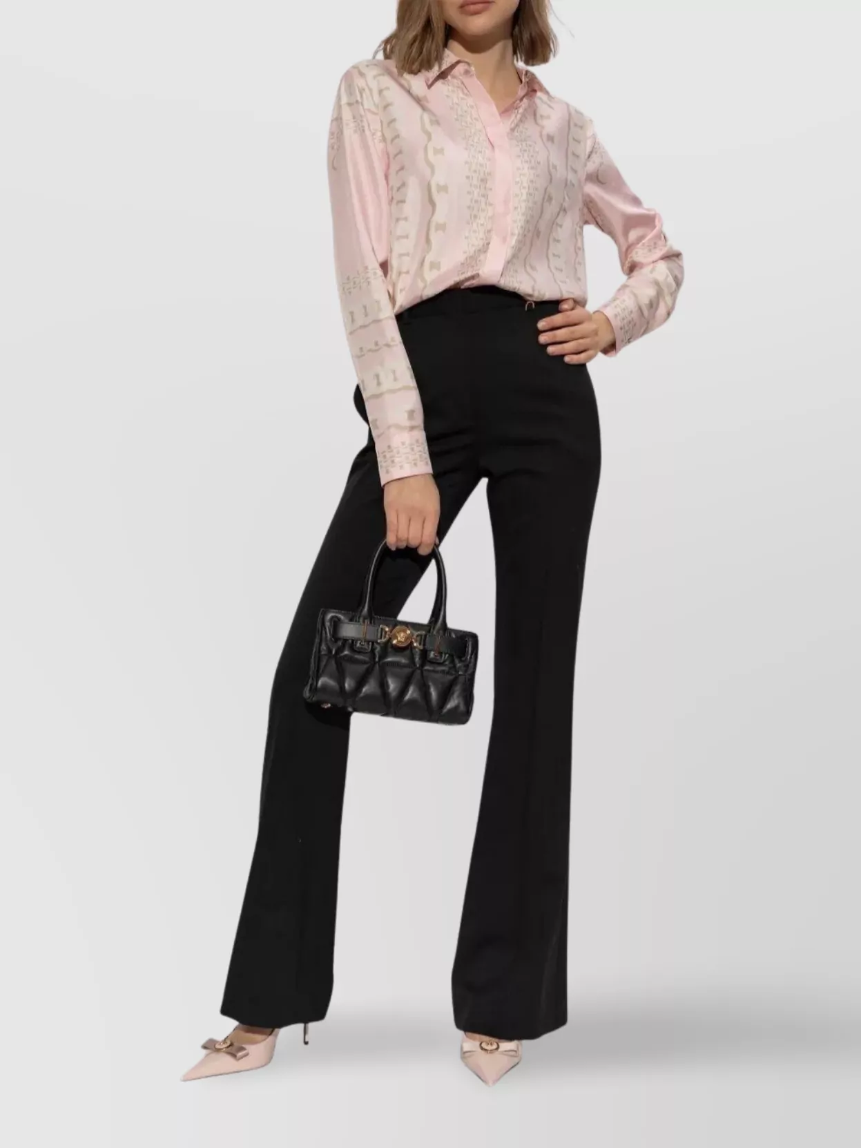 Versace Sling Back T.85 Calf Leather
