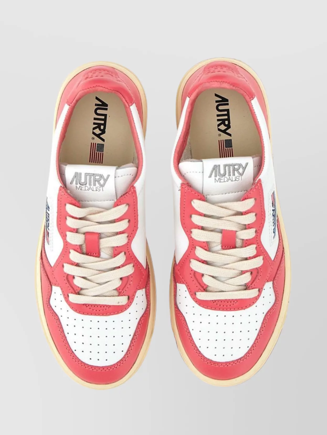 Autry Leather Sneakers With 3Cm Sole Height