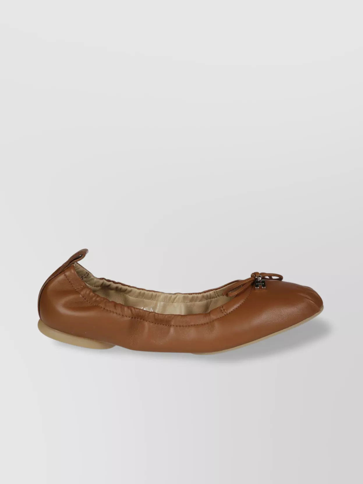 Hogan Bow Trim Ballerina Shoes
