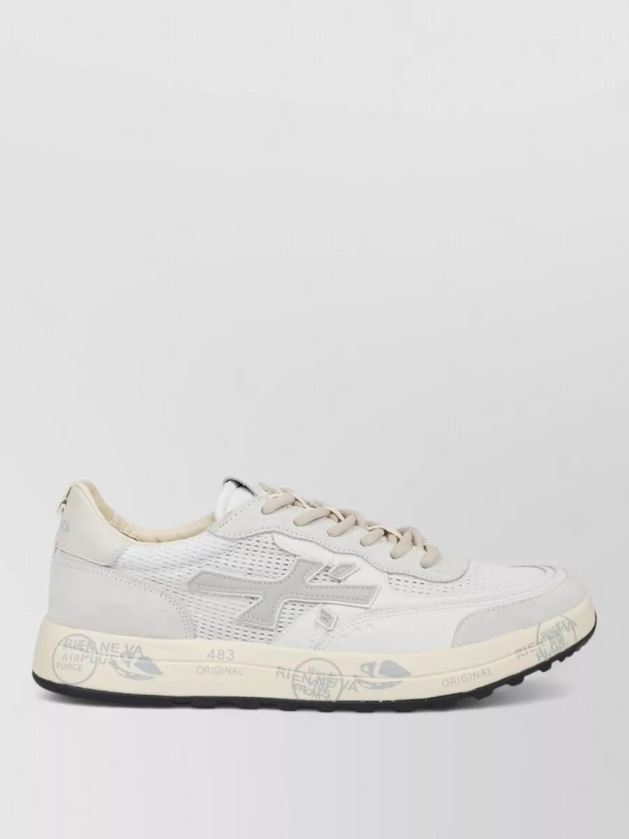 Premiata Leather Low-Top Sneakers