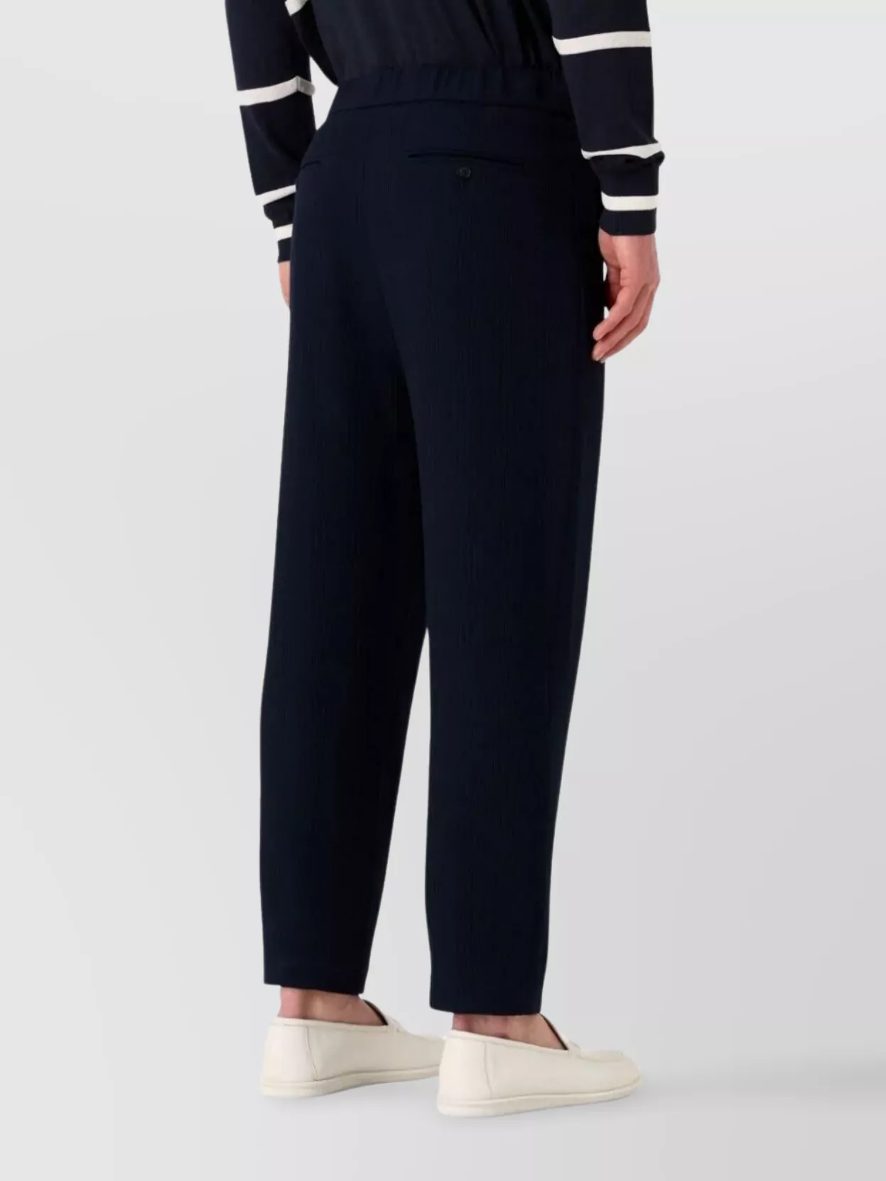 Giorgio Armani Tailored Trousers With Pockets And Loops