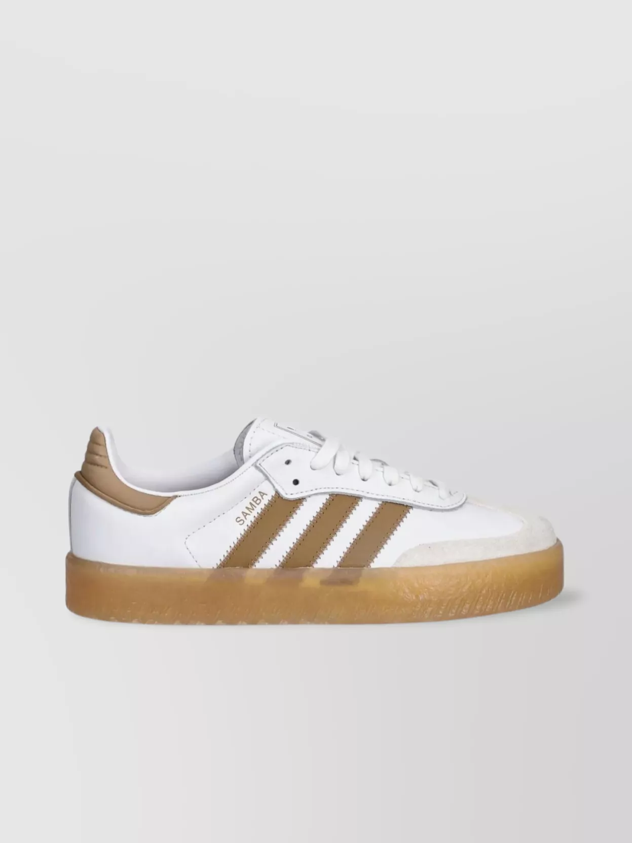 Adidas Leather Low-Top Sneaker Stripes Detail