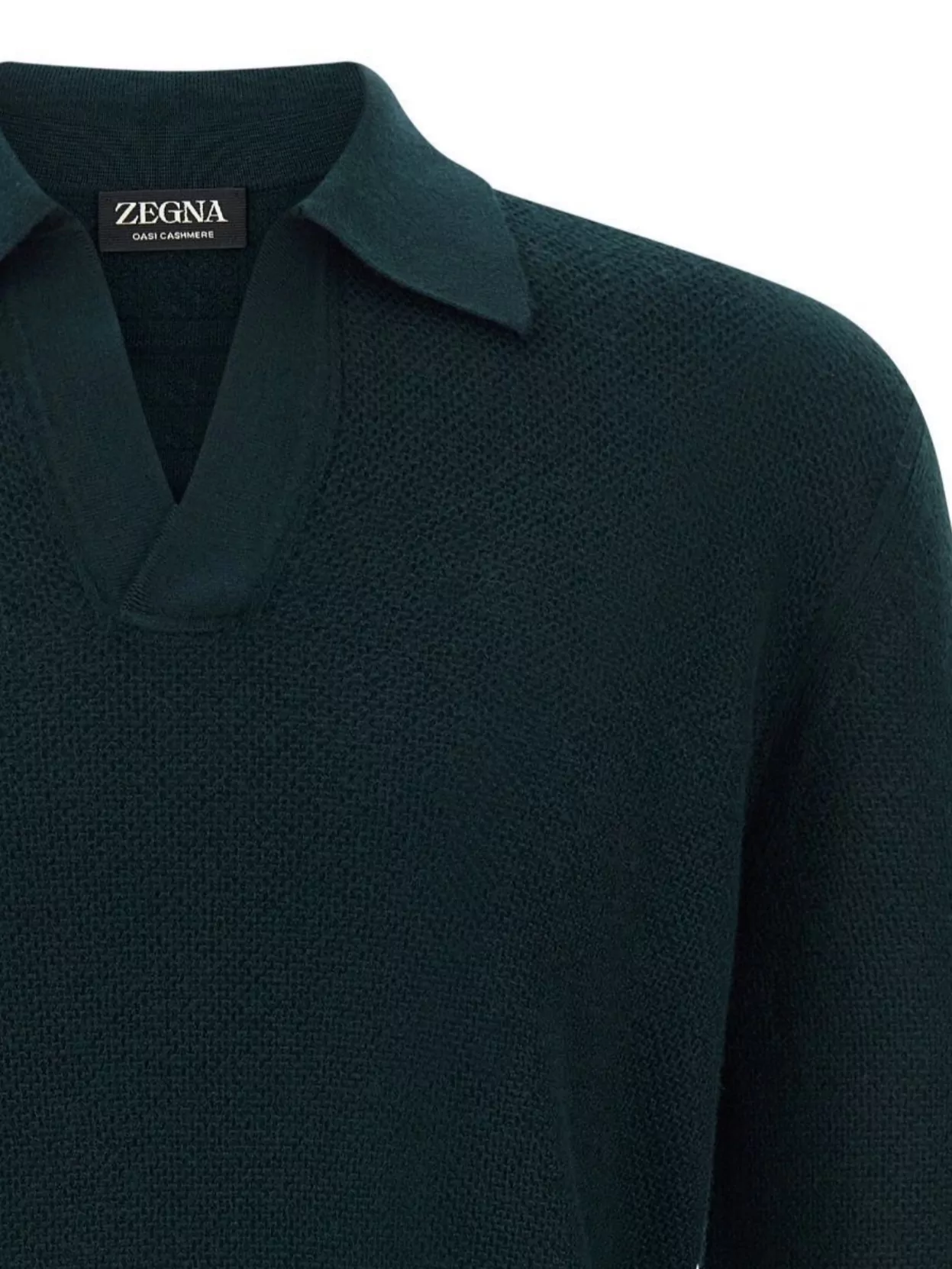 Zegna Cashmere V-Neck Sweater Long Sleeves