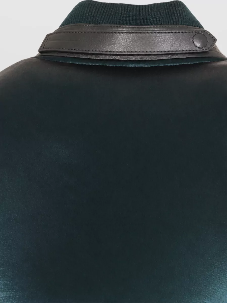 Tom Ford Acetate Cropped Bomber Jacket