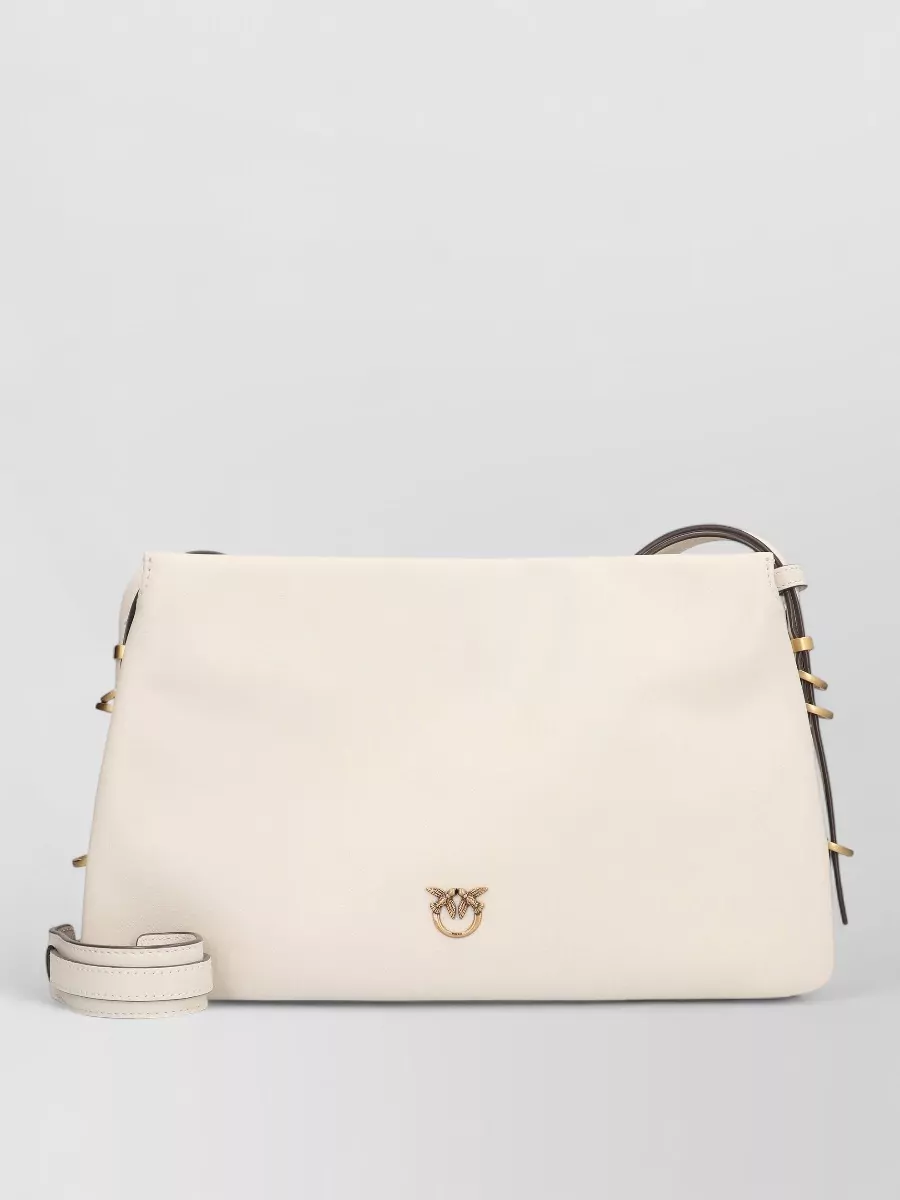 Pinko love bag one leather clutch bag