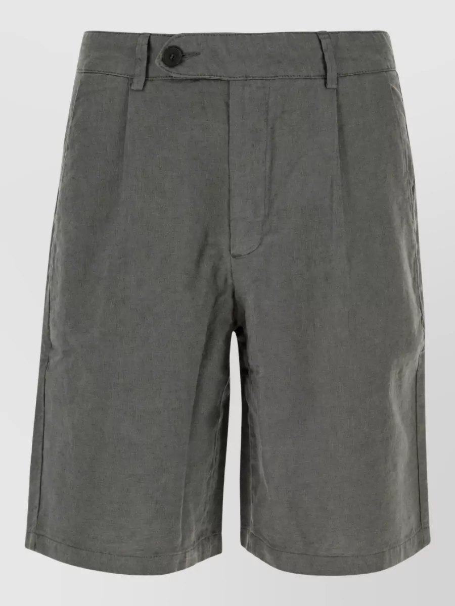 Gimaguas Linen blend bermuda shorts