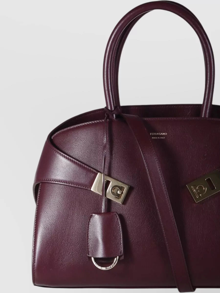 Ferragamo Soft Crossbody Bag Detachable Strap Handles