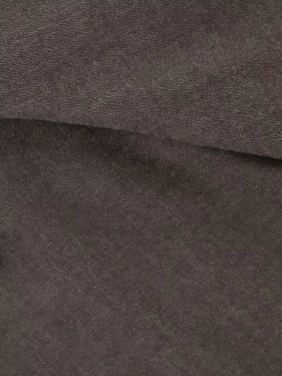 Rick Owens Rectangular Fringed Scarf Silk Wool Blend