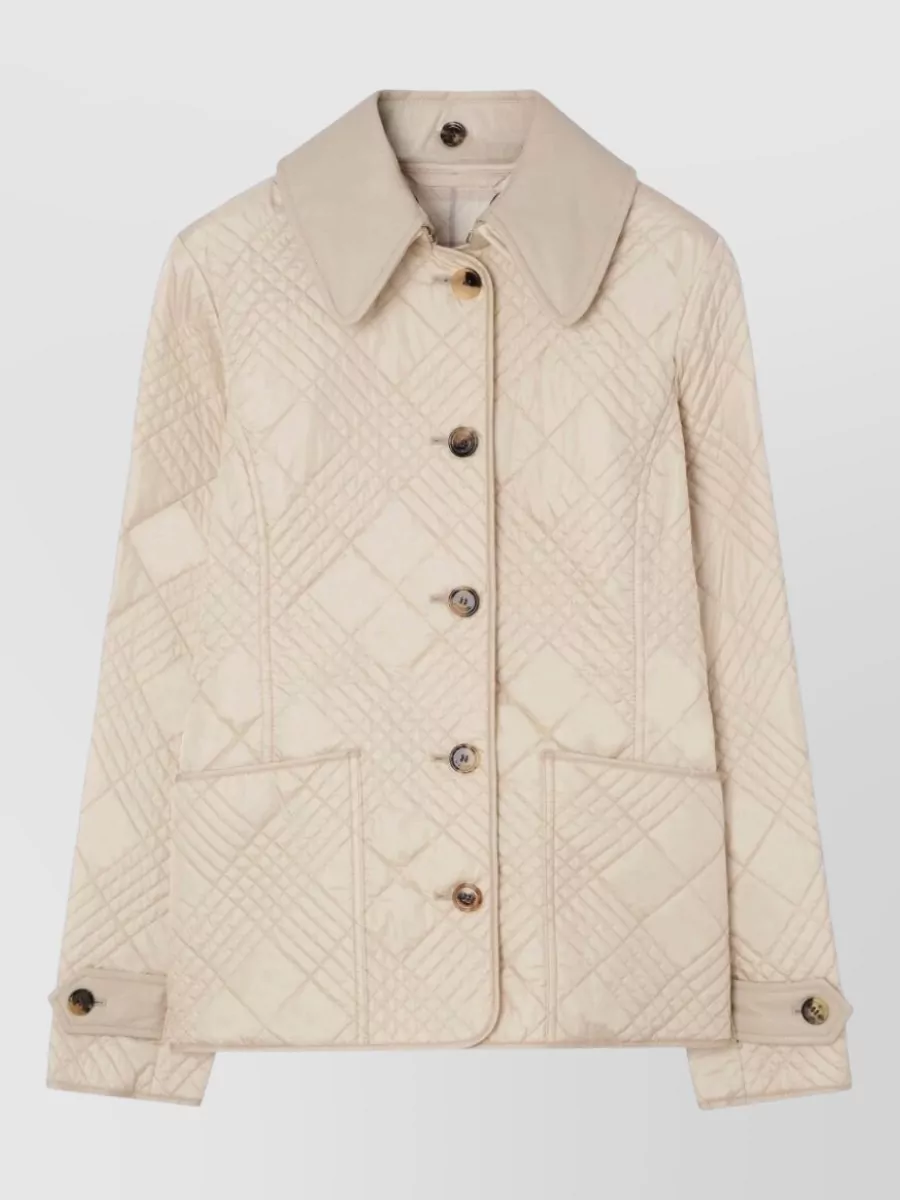 Burberry slim-fit single-breasted jacket