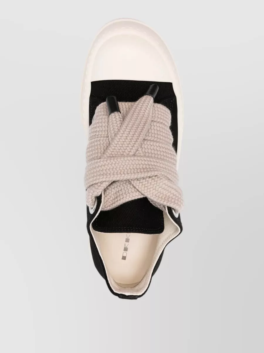 Rick Owens Drkshdw Denim Low-Top Sneakers