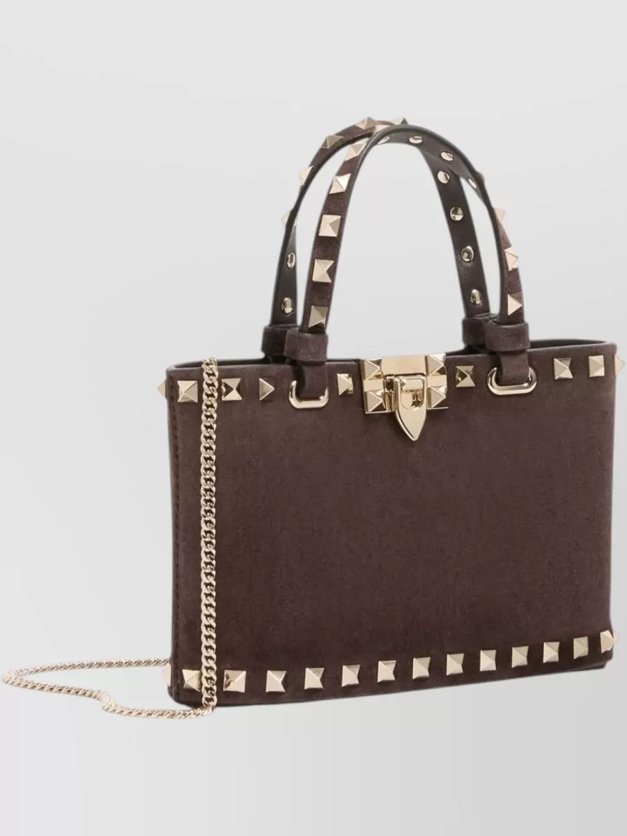 Valentino Garavani Rockstud Spike Mini Leather Tote Bag