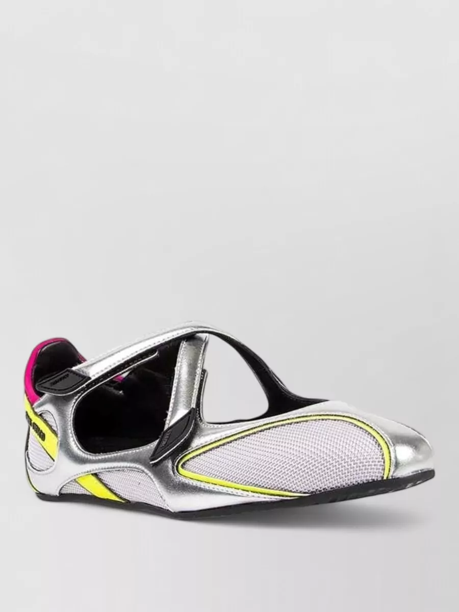 The Attico Holographic Ballerina Flats