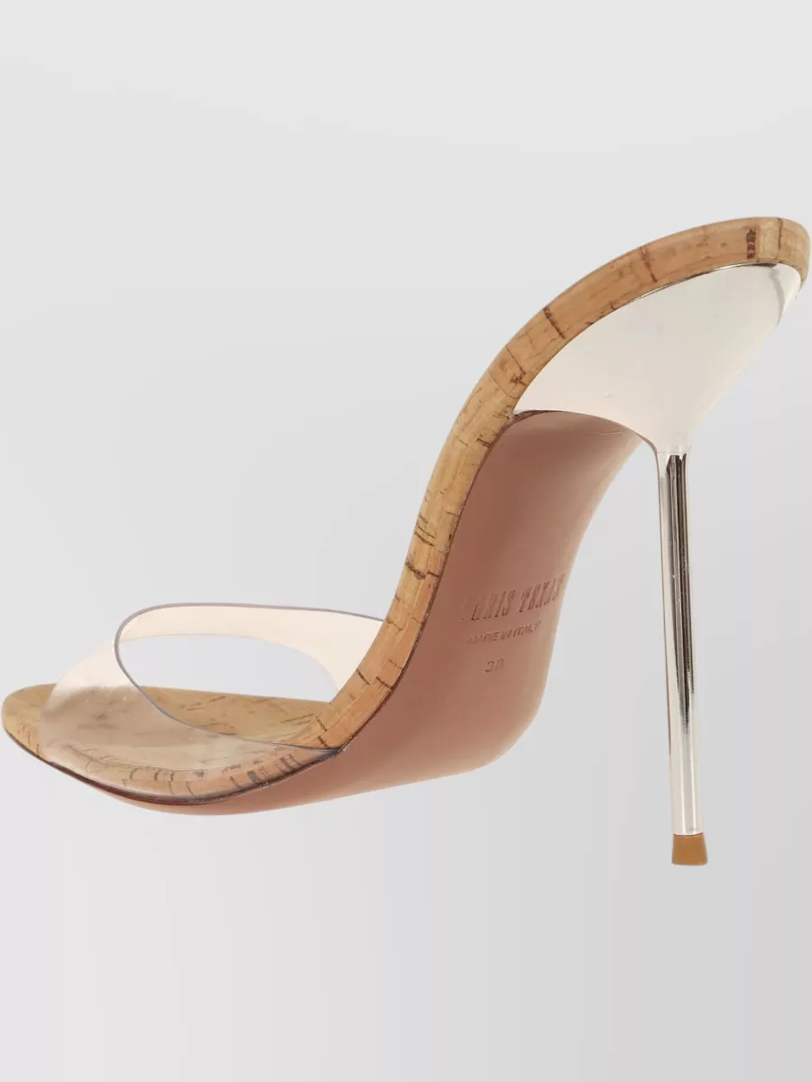 Paris Texas Leather Mule Pumps