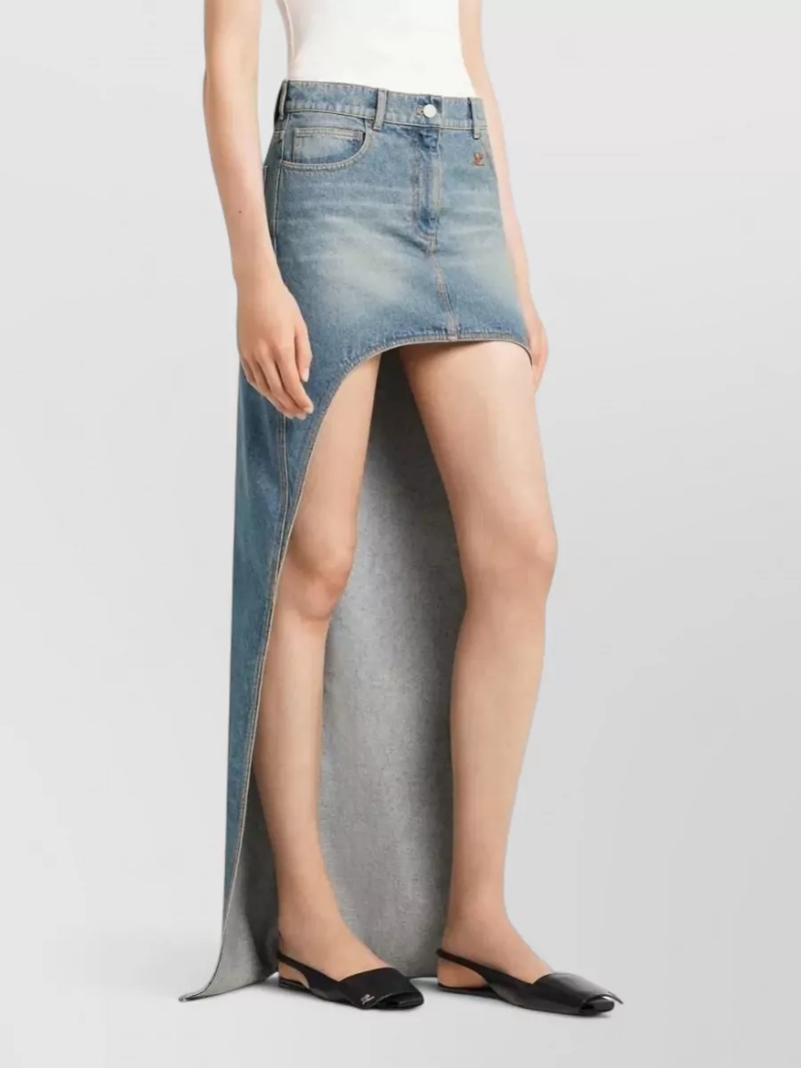 Courrèges Ribbed Sleeveless Square Neck Tank Top