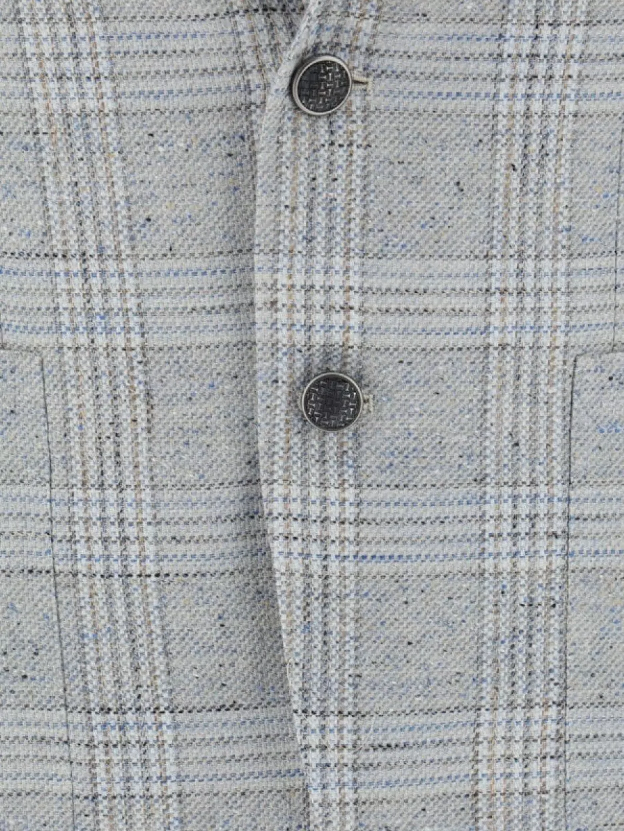 Tagliatore Check Pattern Cotton Blazer Jacket