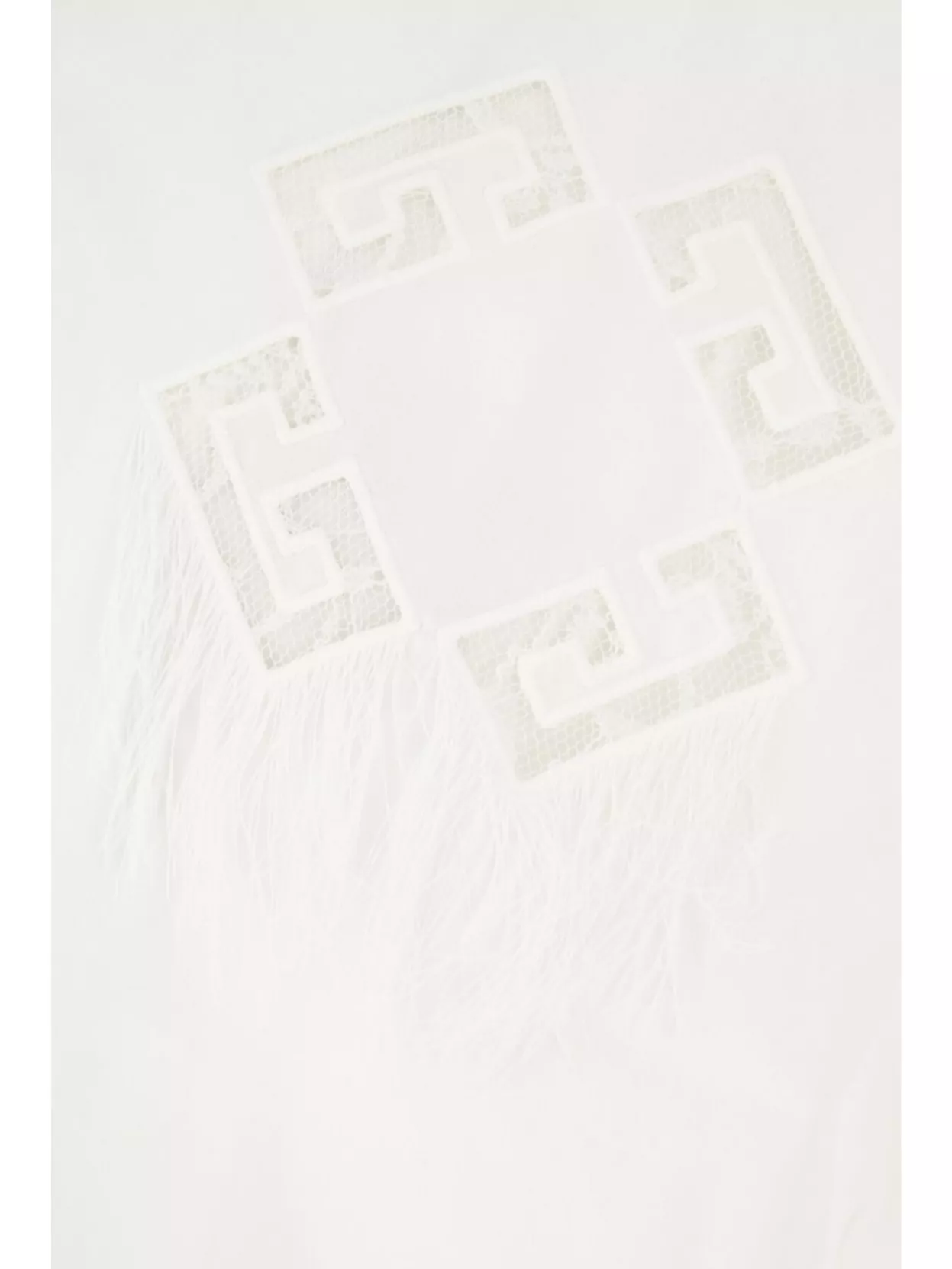 Givenchy Poplin Shirt With Short Sleeves And Embroidered Detail In White