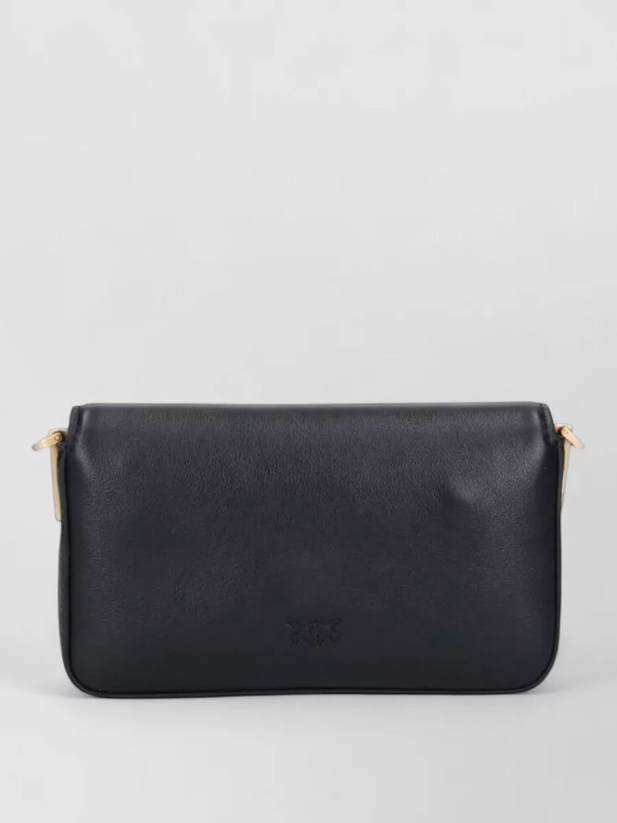 Pinko love bag leather clutch bag