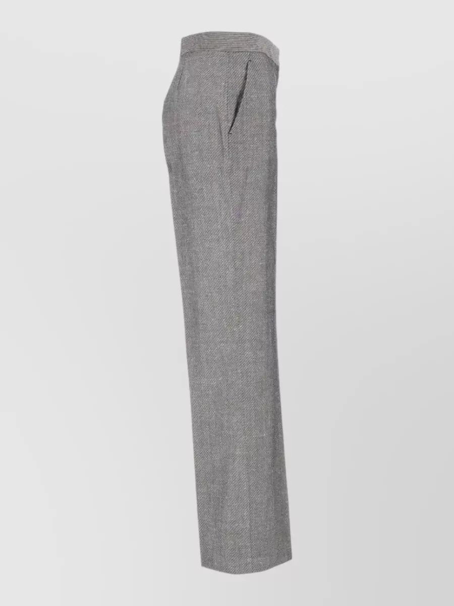 Stella Mccartney twill straight leg trousers